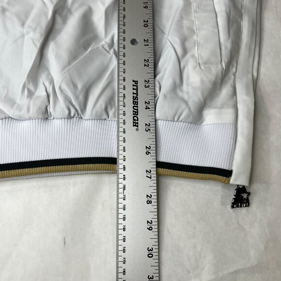 Starter Los Angeles White Gold Pullover Windbreaker Jacket Men’s SMall - Picture 9 of 9